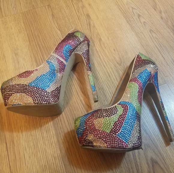 Steve Madden heels Dyvinal Bright Multi - Picture 4 of 4